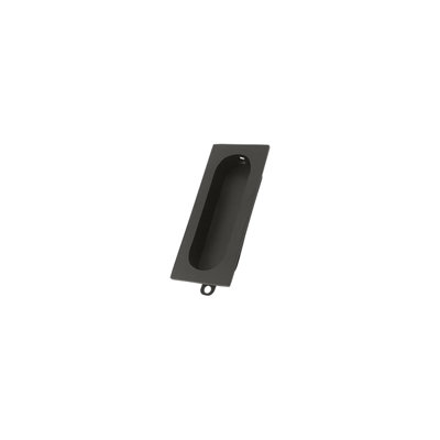 Poignée rectangulaire en bronze huilé Deltana