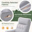 67cm Wide Home Theatre Recliner with Massager-1005327694