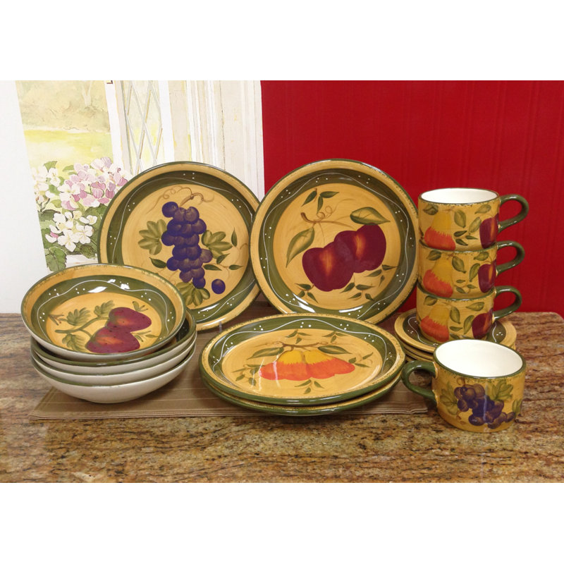 Tuscany Mixed Fruit Dinnerware