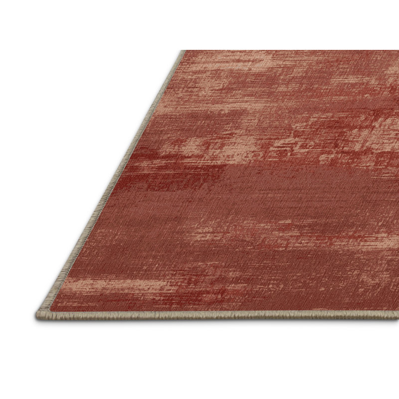 Tapis abstrait lavable à la machine, Rond 4 pi
