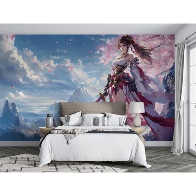 Murale Fantasy Princess Warrior Princess