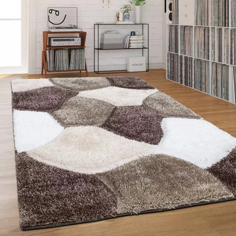 Shag Area Rug, Rectangle 160 x 230 cm