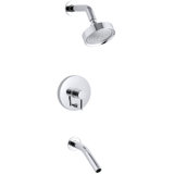 Stillness Rite-Temp Pressure-Balancing Bath and Shower Faucet Trim with Lever Handle, Valve Not Included