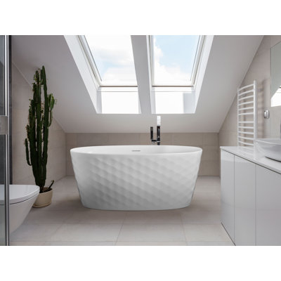Mailloux 1500mm x 750mm Freestanding Acrylic Bathtub