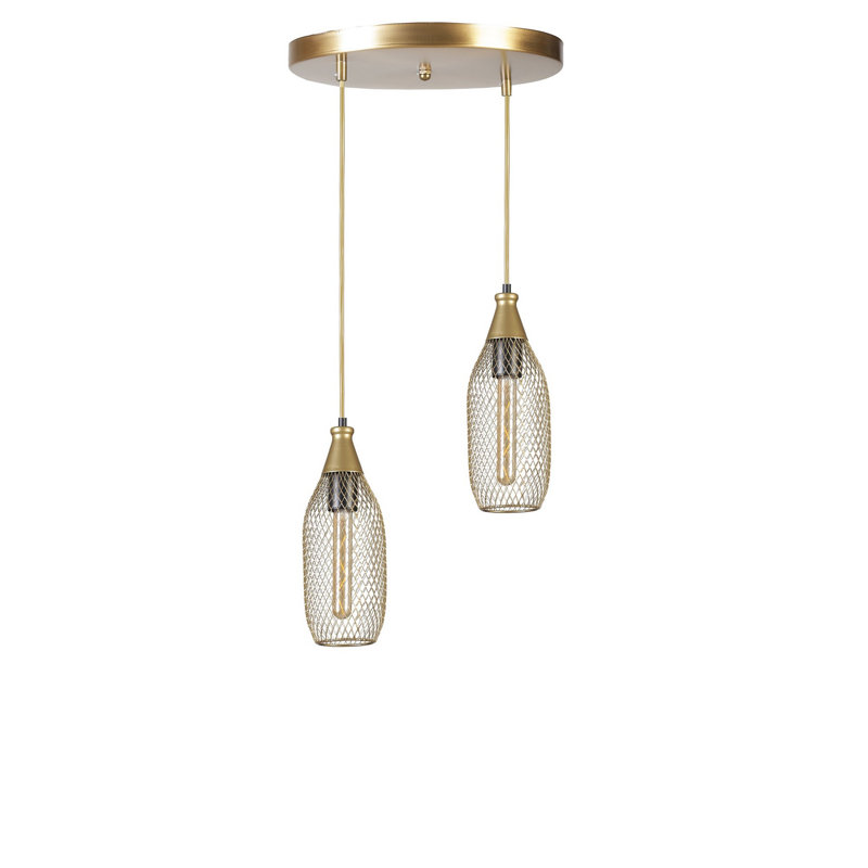 Chandle Chandelier, Gold