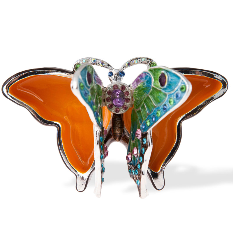Ornement figurine suspendu à la main en forme de papillon de vol
