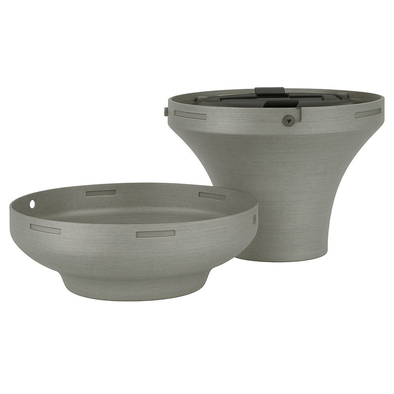 Ceiling Fan Close to Ceiling Kit - Antique Graphite - Damp Rated, Antique Graphite