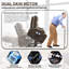 Fauteuil de massage chauffant en similicuir