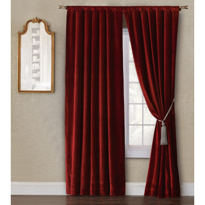 Winchester Silky Velvet Room Darkening Curtain