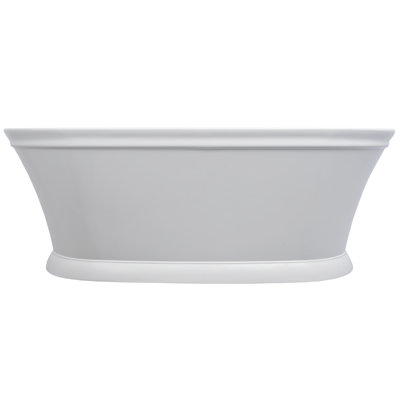 Anson 66" x 35" Freestanding Soaking Solid Surface Bathtub 