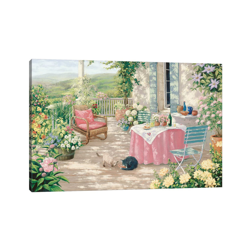 Brunch by Peter Motz - Wrapped Canvas Panoramic Painting, 101.6 cm H x 66.04 cm W x 3.175 cm D