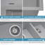 Évier de cuisine encastré à double cuve en composite de granite 33 x 22 po Ruvati-48744341