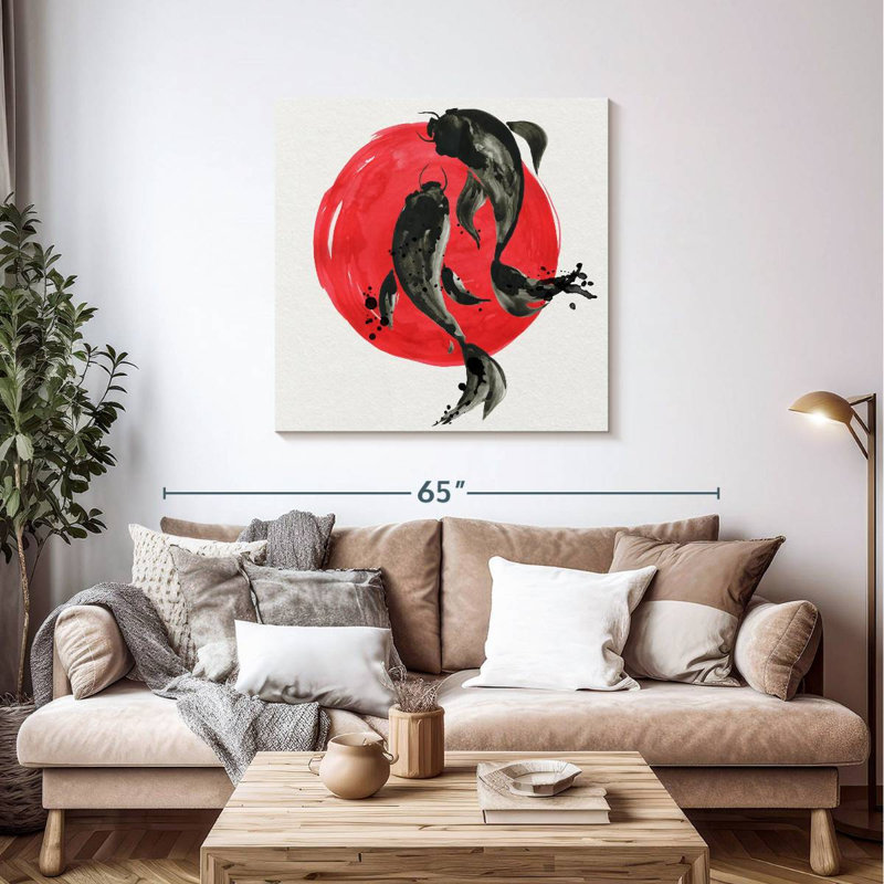 Crowle Sun Koi, 39" H x 39" W
