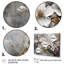 Harmonie I de cerisier blanc et gris - art mural floral pour le salon-825337162-825337165