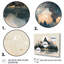 Montagnes sauvages vives - art mural abstrait dans le salon-2026036533-2026036534