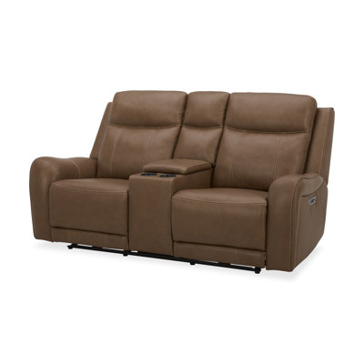 Power Reclining Console Loveseat