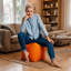  Repose-pieds pouf carré Moseley 16 po, hydrofuge-33309947