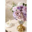 Fleurs artificielles combinées fleurs de soie Dahlia roses avec des tiges pour les bouquets de mariage de bricolage, douche de bébé, arrangement floral, centres de table, décorations pour la maison