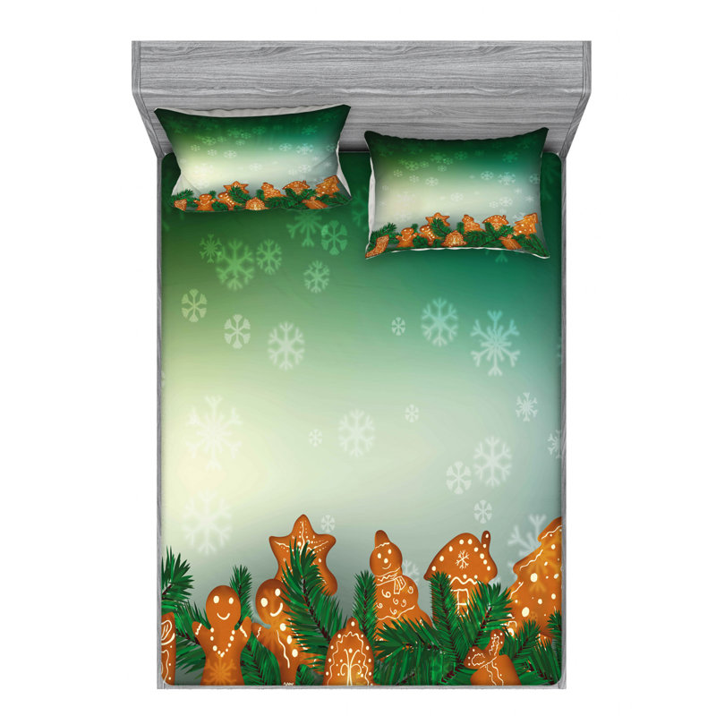 Microfiber Sheet Set, Queen Sheet Set with Fitted Sheet