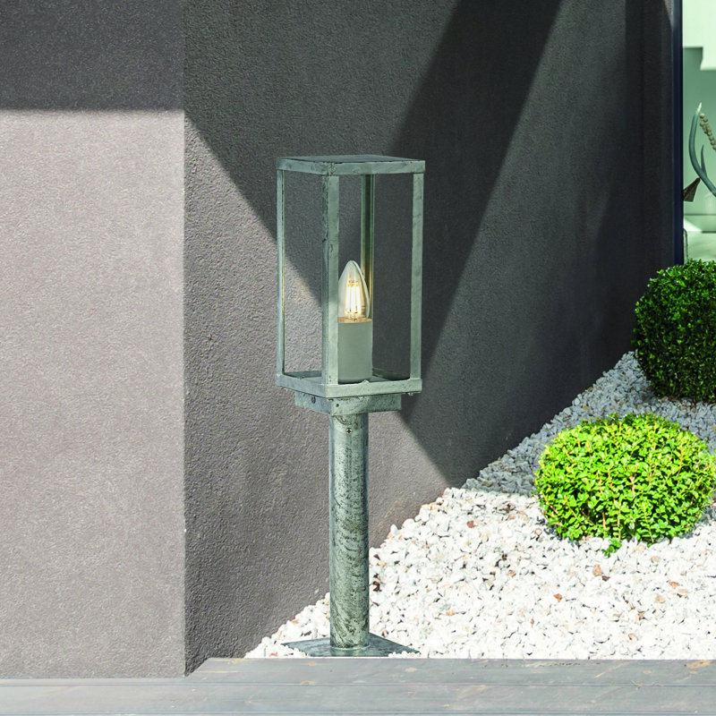 Villanova Transparent Pier Mount Light, 50cm H x 11cm W x 11cm D
