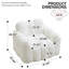 Fauteuil d'appoint rembourré, pouf pour salon, chambre-1646204876
