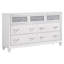 Commode 7 tiroirs Dasher - blanc-753397802