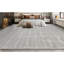 Wool Geometric Area Rug in Gray/White-1093069966