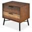 55cm W Solid Wood Bedside Table