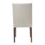 Chaise parsons capitonnée beige