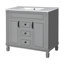 Meuble-lavabo 36 po avec lavabo supérieur, armoire de rangement moderne avec 2 portes à fermeture douce et 2 tiroirs, meuble-lavabo simple-757421440-757421443