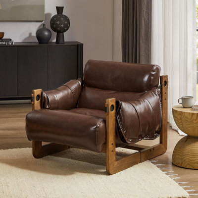 Solid Wood Leisure Lounge Chair
