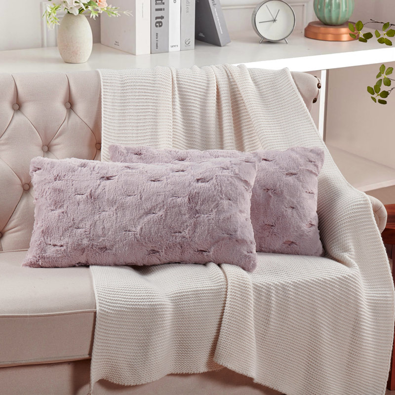 Cushion Cover, Pink, 35.6cm x 66cm