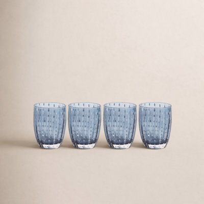 Oakes Ribbed Drinking Glass