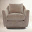 Fauteuil d'appoint rembourré en chenille entièrement pivotant à 360 °-1208922677