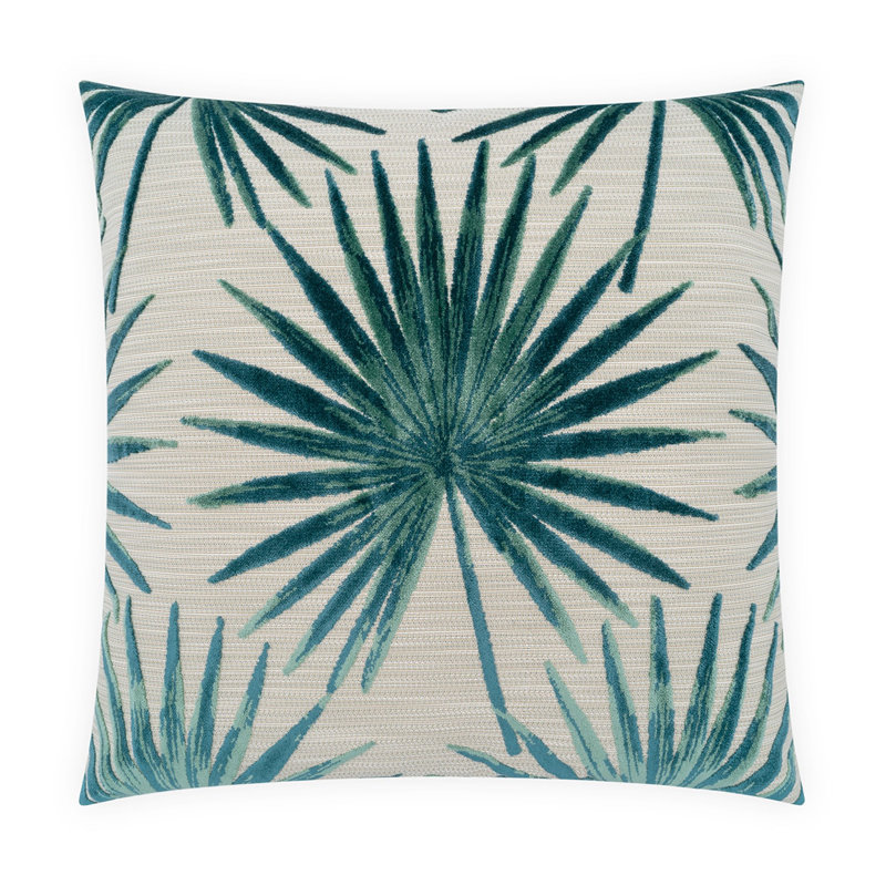 Tahitian Throw Pillow, Aegean, 24"H x 24"W