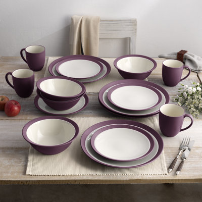 Noritake Colorwave 16-Piece Curve Dinnerware Set, Service for 4