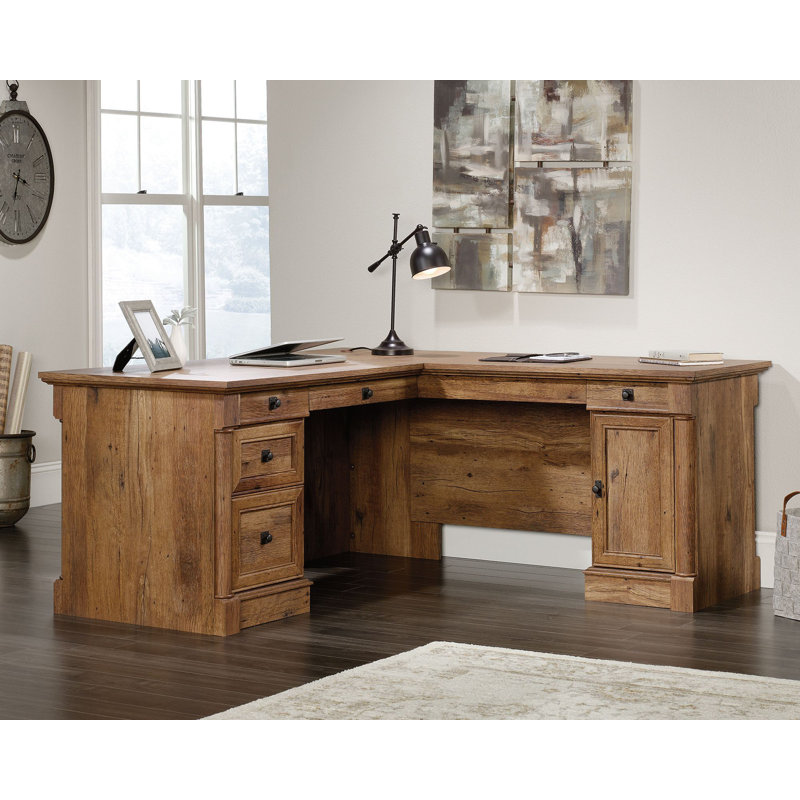 Bureau d'écriture rectangulaire l 68,74 po Jillyan, Brun clair