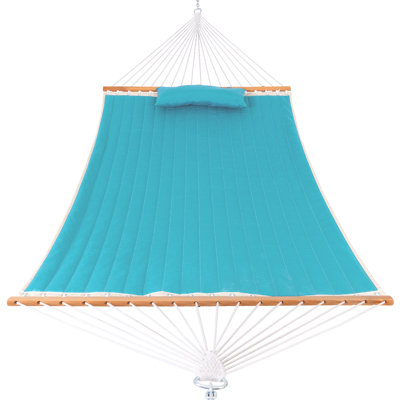 Hamac en tissu matelassé en polyester avec oreiller d'une capacité de 450 lb (sans support)
