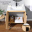 Meuble-lavabo simple 30 po brun avec plateau en céramique