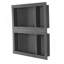 Niche de douche 16 "X 32" + 16 "X 32" Tablette murale encastrée pour salle de bain