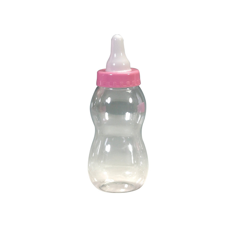 Bouteille décorative en plastique pour bébé Ruthanne, H 11 po x l 4 po x P 4 po, Rose