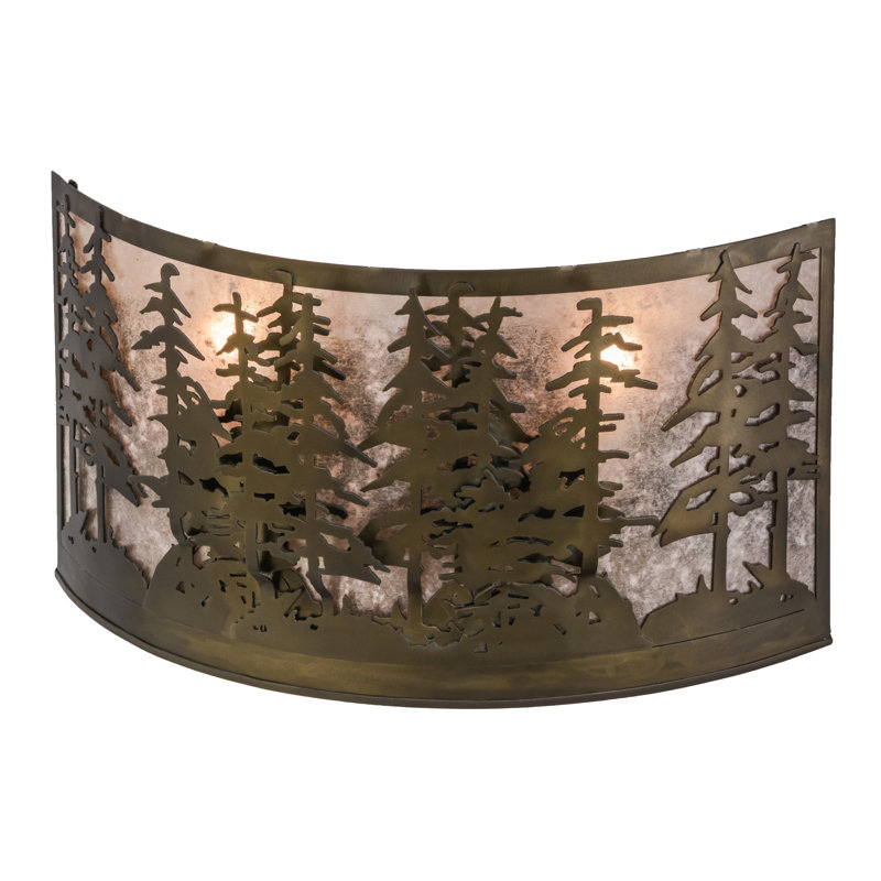 Rustic Lodge 2 - Light Flush Mounted Sconce
