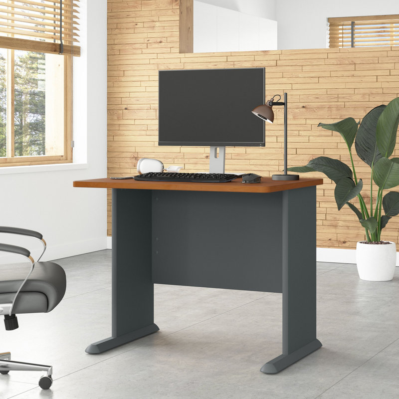 Series A Desk Shell, Natural Cherry, 29.66" H x 35.59" W x 26.81" D