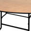 Table de banquet pliante en bois 72 po Wofford