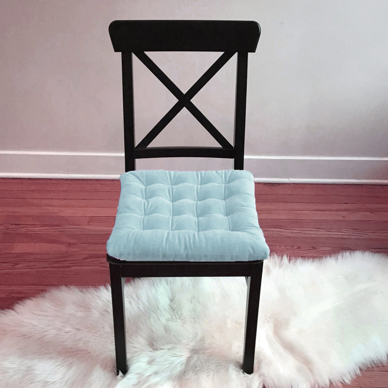 Coussin de siège d'intérieur, Bleu / gris