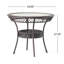 Tucson Cast Aluminum Dining Table, Shiny Copper-740914197