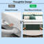 Matelas hybride extra-ferme en mousse à mémoire de forme de 16 po avec isolant de mouvement, régulateur de température et support de bordure robuste pour hôtel, chambre à coucher, appartement Bovedon-620815870-620815871