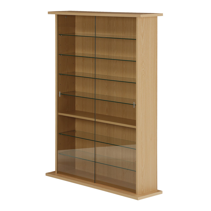 123.5cm H Media Shelves, Oak