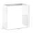Clear Acrylic 21" Long Side Desk - Minimalist Study Table Modern, With Smooth Surface