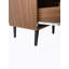 Table de chevet en bois avec 2 tiroirs